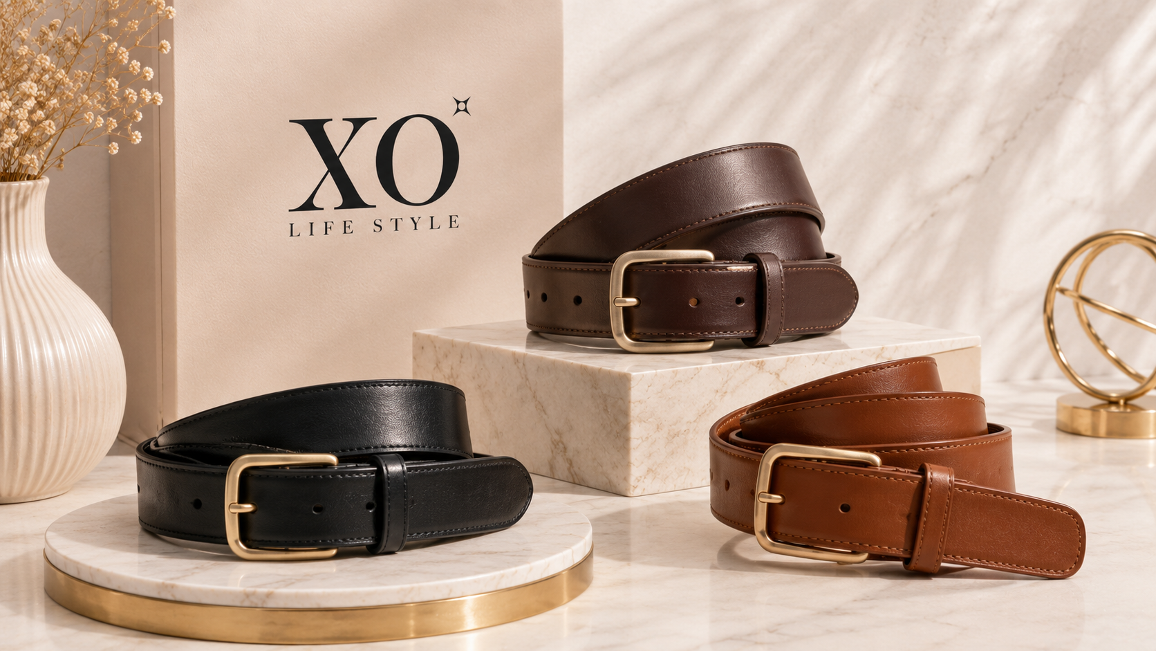 Leather belts by XO Lifestyle